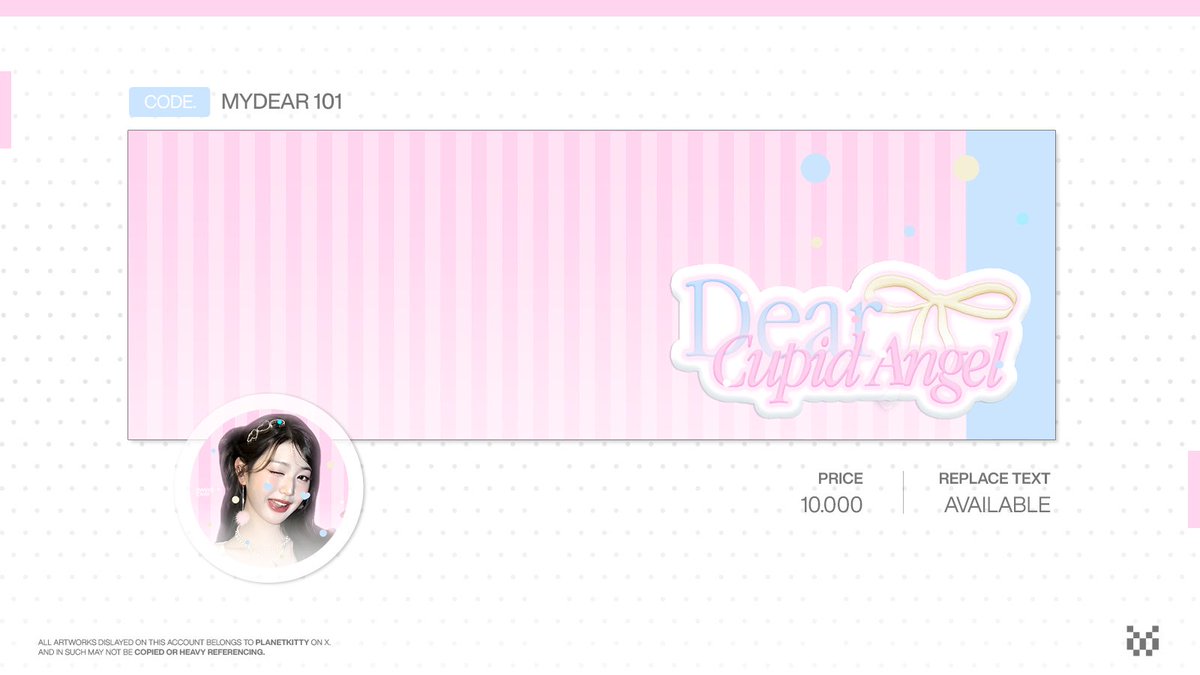 PLANETKlTTY's tweet photo. a repost would be appreciated!

⭐️ paagiii semuanyaa, akuu disini ada 4 layout WONY yang bisa kalian jemput sekarang! price on pic dan udah include free retext semua, boleh DM aku kalau mau jemput! 🧁🍥 ˚ ⁎

#zonauang #zonaba https://t.co/zIsNsHIfEX