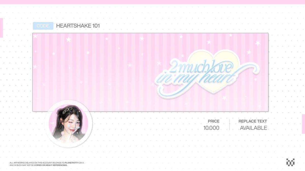 PLANETKlTTY's tweet photo. a repost would be appreciated!

⭐️ paagiii semuanyaa, akuu disini ada 4 layout WONY yang bisa kalian jemput sekarang! price on pic dan udah include free retext semua, boleh DM aku kalau mau jemput! 🧁🍥 ˚ ⁎

#zonauang #zonaba https://t.co/zIsNsHIfEX