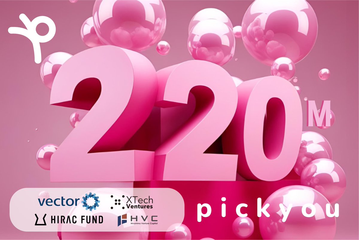 riotomita_'s tweet photo. 【ご報告】ピックユー、2.2億円の資金調達を実施しました！

今回調達した資金を使って、出品者のエンゲージメント強化、購入者の体験向上など独自のマーケットプレイスとしての価値をさらに磨いてまいります。 https://t.co/fZBm9vYIWo