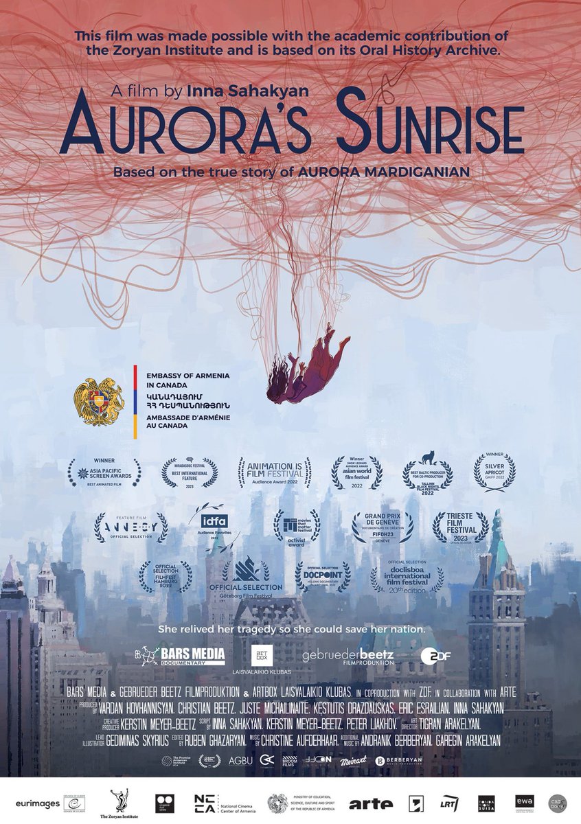 Armenia in Canada (@armembcan) on Twitter photo Save the date🗓️📌Apr 29
<a href="/armembcan/">Armenia in Canada</a>, w/support of <a href="/ZoryanInstitute/">Zoryan Institute</a>, is organizing a special film screening of <a href="/Auroras_Sunrise/">AURORA'S SUNRISE</a>, <a href="/OttawaArtG/">Ottawa Art Gallery | Galerie d'art d'Ottawa</a> to mark #ArmenianGenocide110.
By invitation only.
To confirm your attendance, RSVP assistant.canada@mfa.am
More:⤵️
facebook.com/events/2453215… Save the date🗓️📌Apr 29
<a href="/armembcan/">Armenia in Canada</a>, w/support of <a href="/ZoryanInstitute/">Zoryan Institute</a>, is organizing a special film screening of <a href="/Auroras_Sunrise/">AURORA'S SUNRISE</a>, <a href="/OttawaArtG/">Ottawa Art Gallery | Galerie d'art d'Ottawa</a> to mark #ArmenianGenocide110.
By invitation only.
To confirm your attendance, RSVP assistant.canada@mfa.am
More:⤵️
facebook.com/events/2453215…