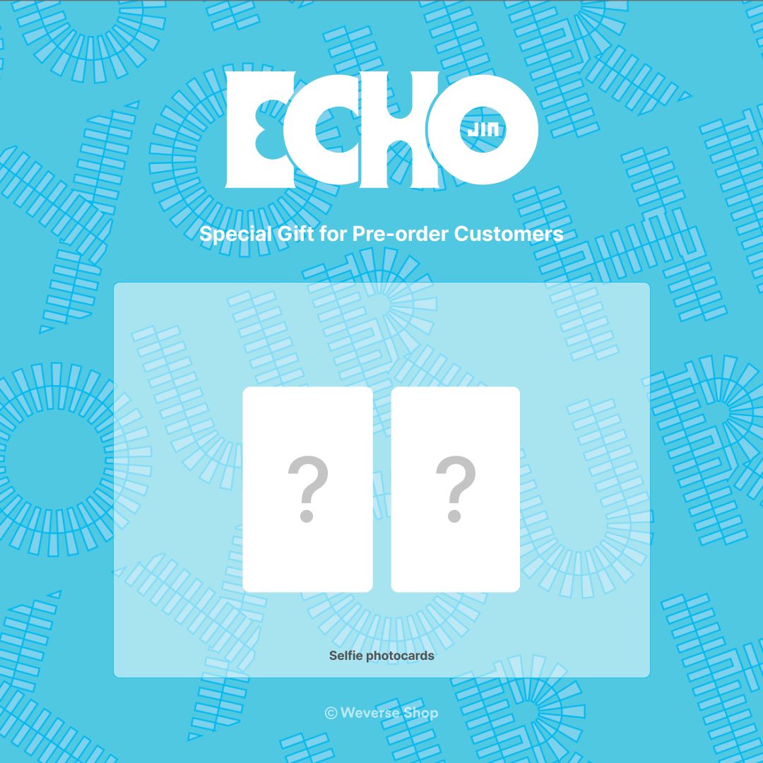 JIN (BTS) Second Solo Album『Echo』予約販売開始！ #Jin の2番目の