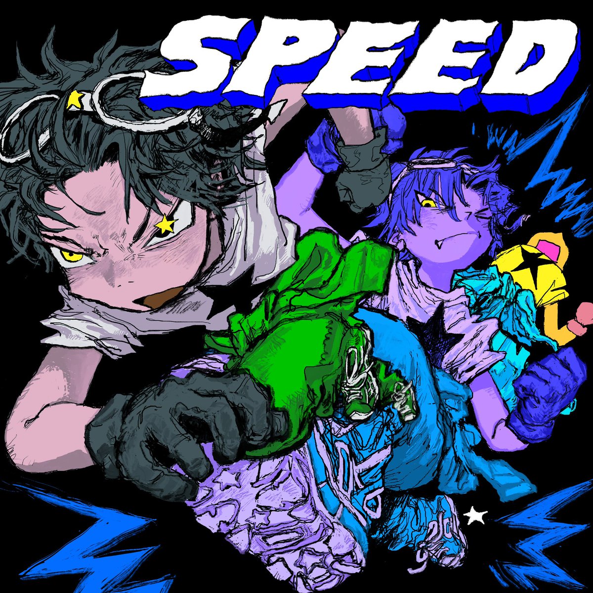 SPEEDジャケイラストお手伝いさせていただいております。(^_-)-☆