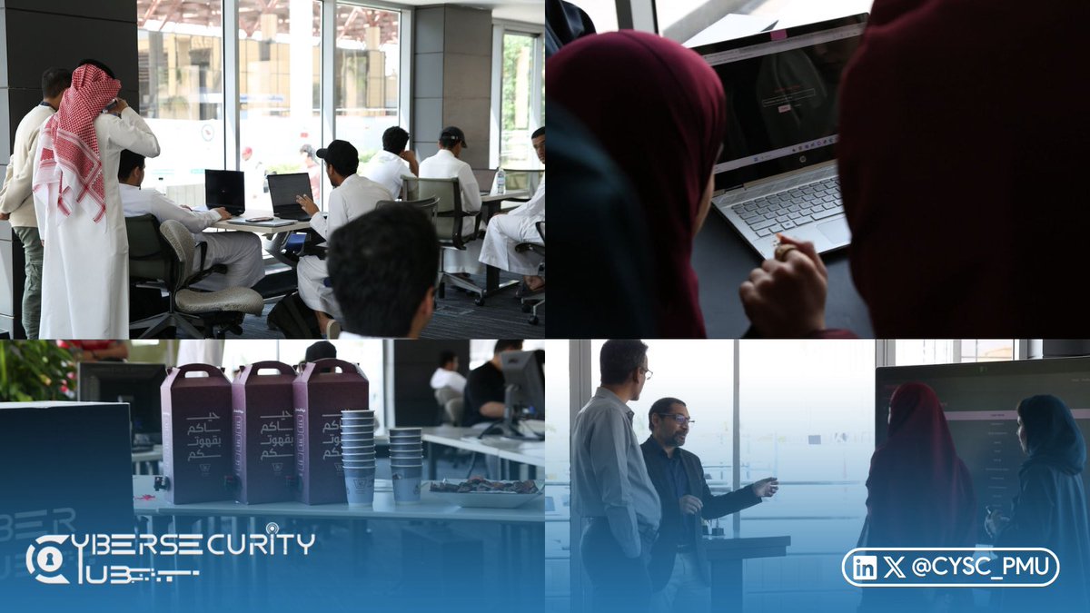 CYSC_PMU's tweet photo. مقتطفات من المعسكر التدريبي!

كانت تجربة ملهمة جمعت بين التعلّم والتطبيق، نوجه جزيل الشكر لكل من حضر ومبارك للفائزين بالتحدي الختامي🎖️🎖️ https://t.co/ImvGOGSDZW