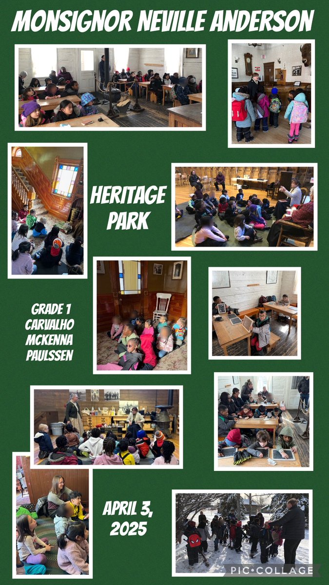 MNASchool's tweet photo. Grade 1 classes had a fun fieldtrip to @HeritageParkYYC 
#Grade1Social
@CCSD_edu https://t.co/Uw6I2PIu6G