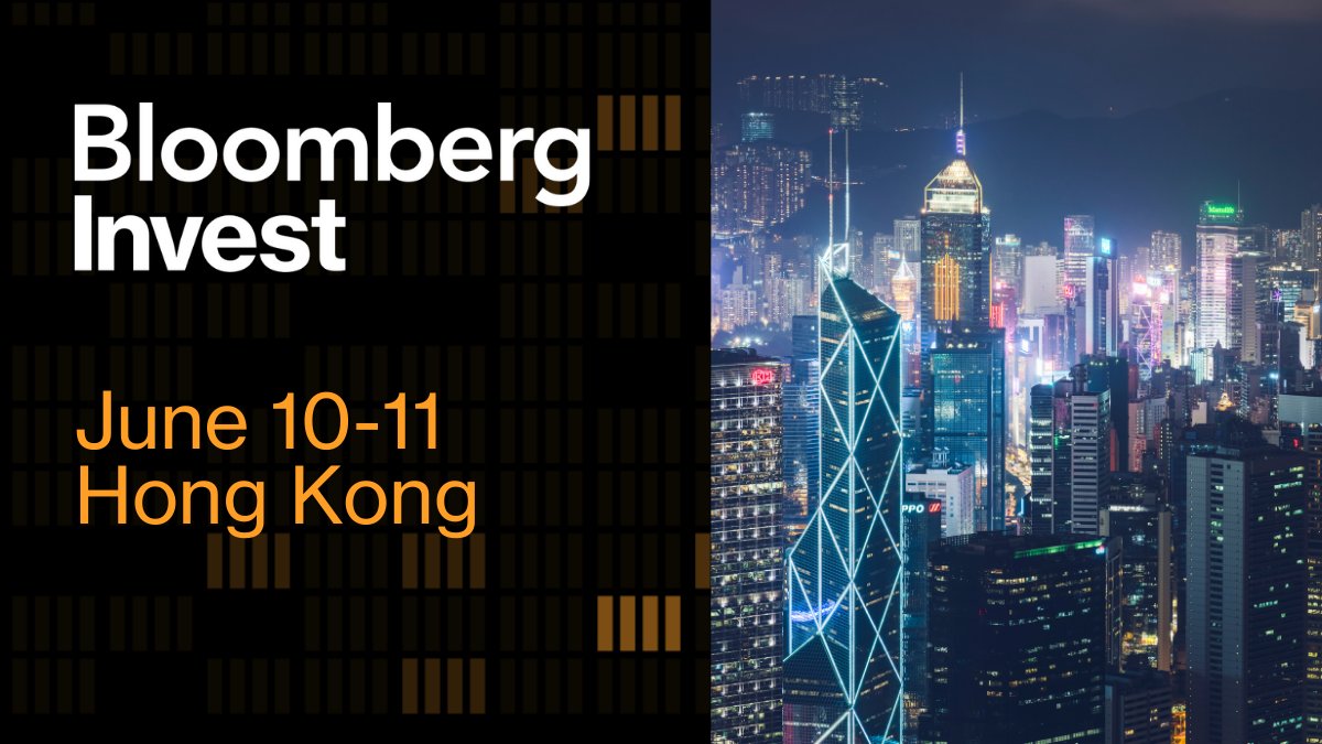 As global trade dynamics shift, where are smart investments heading? Join us at #BloombergInvest Hong Kong, June 10-11th, to hear from leading investors, money managers, and economists. bloom.bg/3VY6cLC