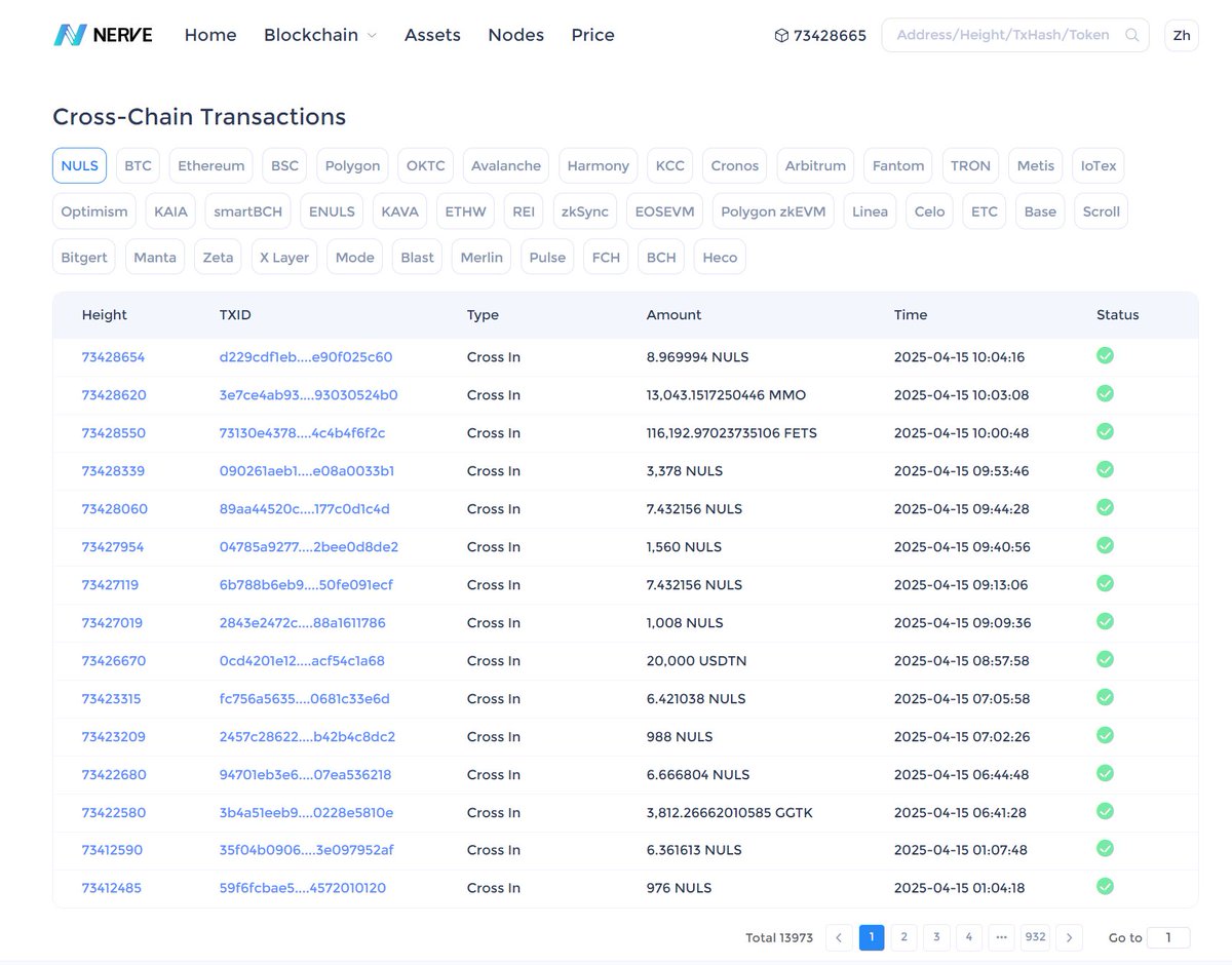 🚀 NerveNetwork: Your Gateway to 40+ Blockchains!

Seamlessly bridge assets across #Bitcoin, #Ethereum, #BSC, #Arbitrum, #Avalanche, #NULS and 40+ more chains with #NerveNetwork’s lightning-fast #crosschain infrastructure!

Explore now💡
swapbox.io/bridge