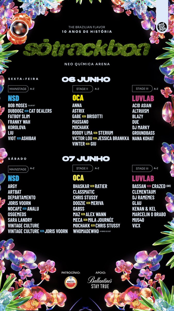 sotrackboa's tweet photo. se algum dia eu fui triste, EU NÃO ME LEMBRO! 😛✨

LINE-UP SPLIT BY DAY JÁ SAIU! 
E eu vejo tu que dia? Sexta ou sábado, hein? 👀 https://t.co/mDC32nldNW