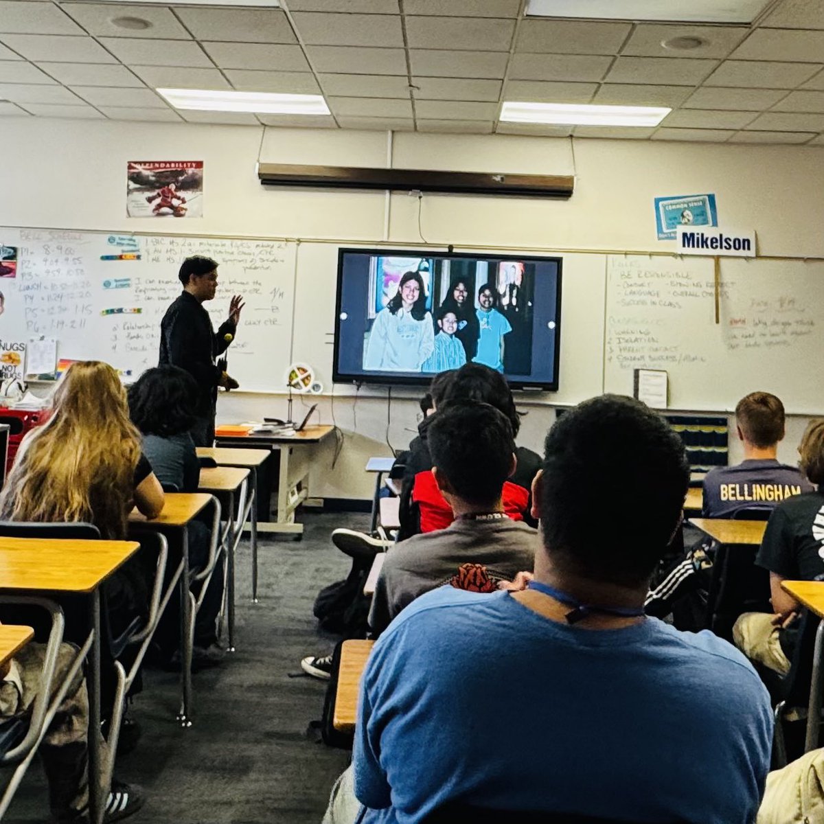 I’m very happy that as an Assistant Principal, I still have the opportunity to facilitate mental health/suicide awareness lessons using the “Mental Health First Aid” curriculum. It’s also always great to be teaching in a classroom whenever I can!

Although I’m used to