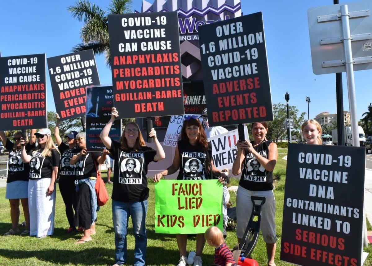 Justin Robert (@justinwerchange) on Twitter photo Dr Fauci was greeted by roughly 200 people this morning and told he was not welcome in Sarasota or any of Florida.
<a href="/visforvaccine/">V is for Vaccine</a> <a href="/Hennac03/">Nicole</a> <a href="/annvandersteel/">Ann Vandersteel™️</a> Dr Fauci was greeted by roughly 200 people this morning and told he was not welcome in Sarasota or any of Florida.
<a href="/visforvaccine/">V is for Vaccine</a> <a href="/Hennac03/">Nicole</a> <a href="/annvandersteel/">Ann Vandersteel™️</a>
