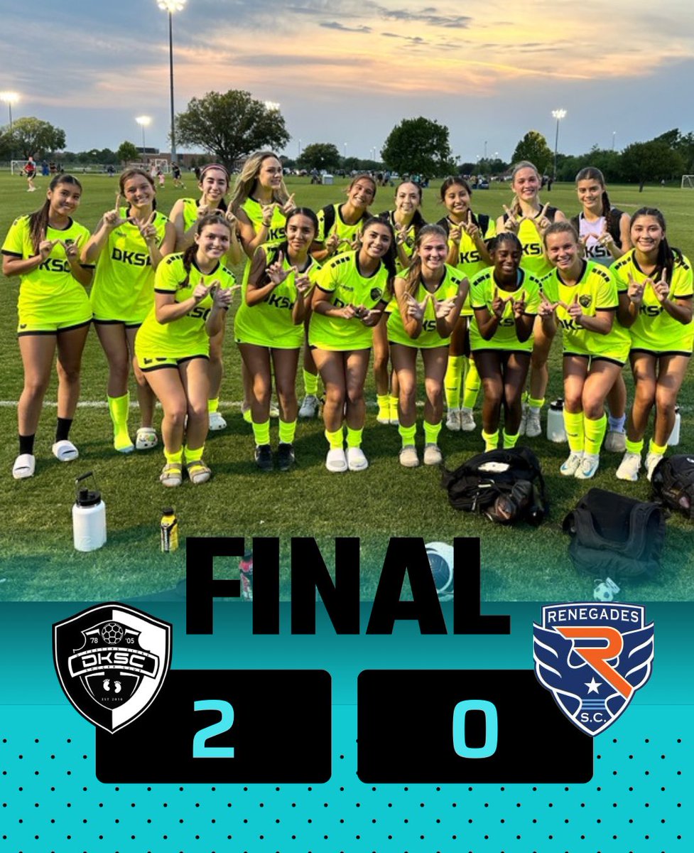 DKSC ECNL-RL 08G Vielma (@dksc08rl) on Twitter photo First game and first “W” in the Dallas Cup. WTG girls! <a href="/DKSC_official/">D'Feeters Kicks Soccer Club</a> <a href="/JayV1221/">Jay Vielma</a> First game and first “W” in the Dallas Cup. WTG girls! <a href="/DKSC_official/">D'Feeters Kicks Soccer Club</a> <a href="/JayV1221/">Jay Vielma</a>