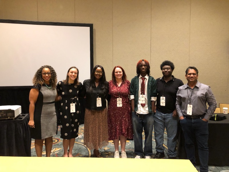 TCTACompSci's tweet photo. These 2 spoke at the AL CS Summit today about why data literacy is important for ALL students, not just CS majors. Thanks to our @QuantHub family for making this possible! #csprofessionals #networking #internships #dataliteracy https://t.co/6G0BwwGPt3