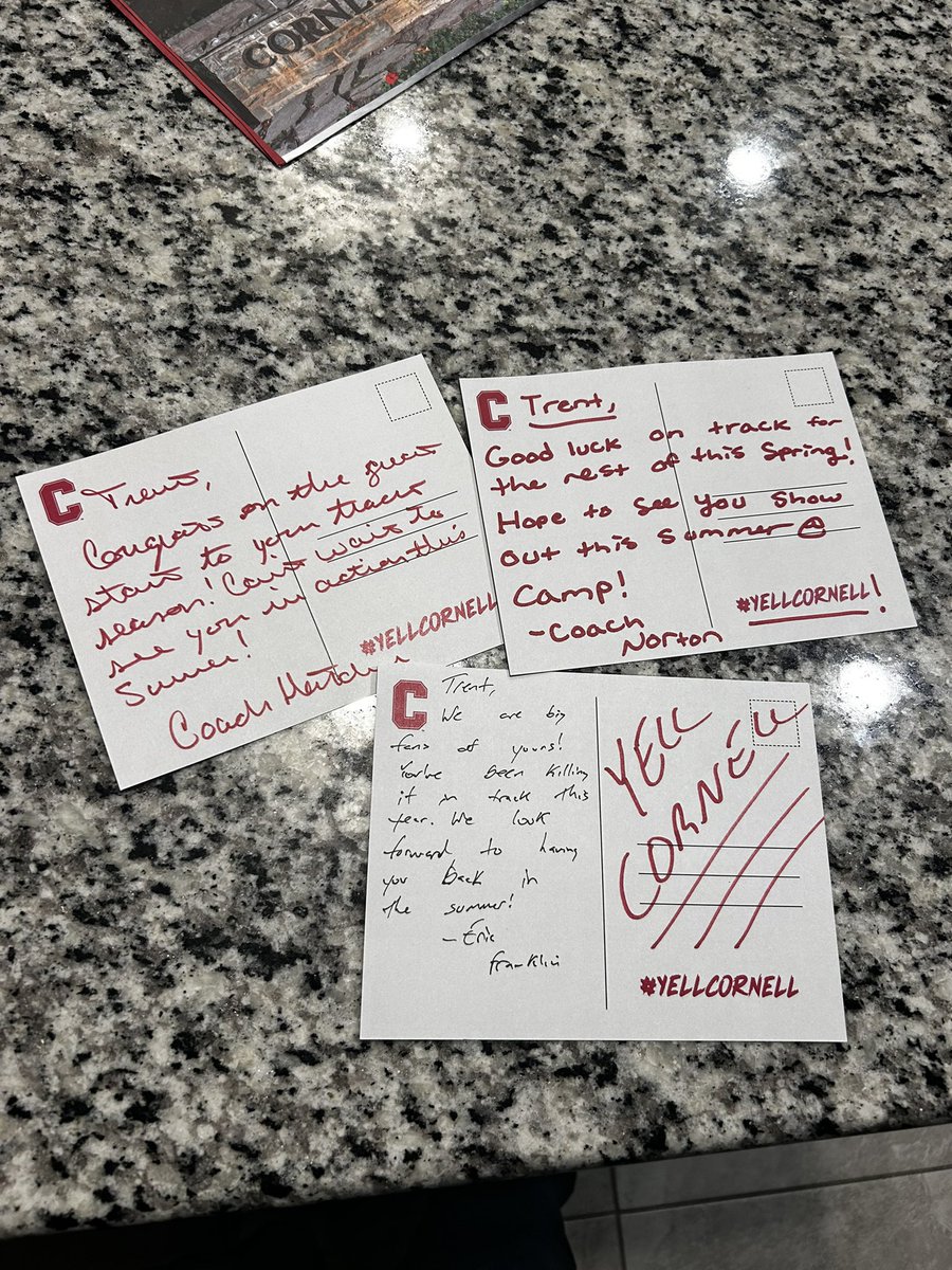 Trent montgomery (@trentmontgnct) on Twitter photo Much more love and hospitality from <a href="/BigRed_Football/">Cornell Football</a> and its AMAZING staff💯 Excited to be back with you guys in the summer! #yellcornell #GOBIGRED
<a href="/BlandenCoach/">Will Blanden</a> <a href="/CoachEFranklin/">Eric Franklin</a> <a href="/DanSwanstrom/">Dan Swanstrom</a> <a href="/CoachBhakta/">Satyen Bhakta</a> <a href="/CoachJDittman58/">Jeff Dittman</a> <a href="/CoachHawley/">Coach Hawley, M.A.Ed.</a> <a href="/NatureCoastFB/">Nature Coast Tech Football 🦈🏈</a> <a href="/NCTtrack_field/">Nature Coast Track and Field</a> Much more love and hospitality from <a href="/BigRed_Football/">Cornell Football</a> and its AMAZING staff💯 Excited to be back with you guys in the summer! #yellcornell #GOBIGRED
<a href="/BlandenCoach/">Will Blanden</a> <a href="/CoachEFranklin/">Eric Franklin</a> <a href="/DanSwanstrom/">Dan Swanstrom</a> <a href="/CoachBhakta/">Satyen Bhakta</a> <a href="/CoachJDittman58/">Jeff Dittman</a> <a href="/CoachHawley/">Coach Hawley, M.A.Ed.</a> <a href="/NatureCoastFB/">Nature Coast Tech Football 🦈🏈</a> <a href="/NCTtrack_field/">Nature Coast Track and Field</a>