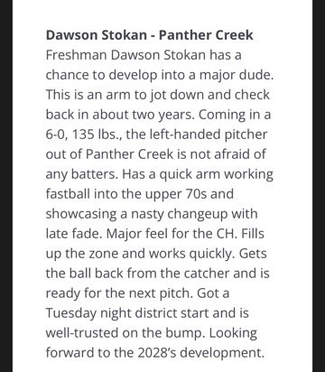 Thank you for the write up. <a href="/WowFactor_DFW/">Wow Factor-North TX</a> <a href="/PantherCreekBsb/">Panther Creek Baseball</a>