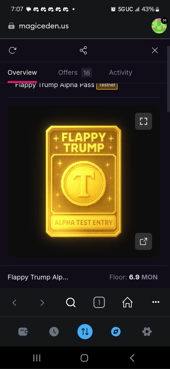 gang_shiba's tweet photo. Just another awesome reward for
being active @PlayFlappyTrump
much love, what can I say? Go check out the game for yourself, bet you won't beat my high score 🫡 #monad #breakmonad #trump https://t.co/jPrh8jCHnB