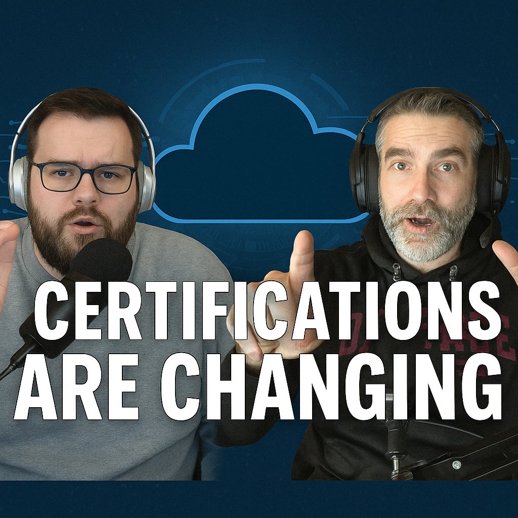Alec Harrison (@alec13355) on Twitter photo Did you know in addition to your own Microsoft certifications expiring the exams themselves get replaced?
<a href="/blgorman/">Brian Gorman</a> and I talk about keeping up with changing exams!
Listen Now:
azure-cloud-talk.simplecast.com/episodes/certi…
#MVPBuzz #skillsChallenge #MicrosoftExamVouchers Did you know in addition to your own Microsoft certifications expiring the exams themselves get replaced?
<a href="/blgorman/">Brian Gorman</a> and I talk about keeping up with changing exams!
Listen Now:
azure-cloud-talk.simplecast.com/episodes/certi…
#MVPBuzz #skillsChallenge #MicrosoftExamVouchers