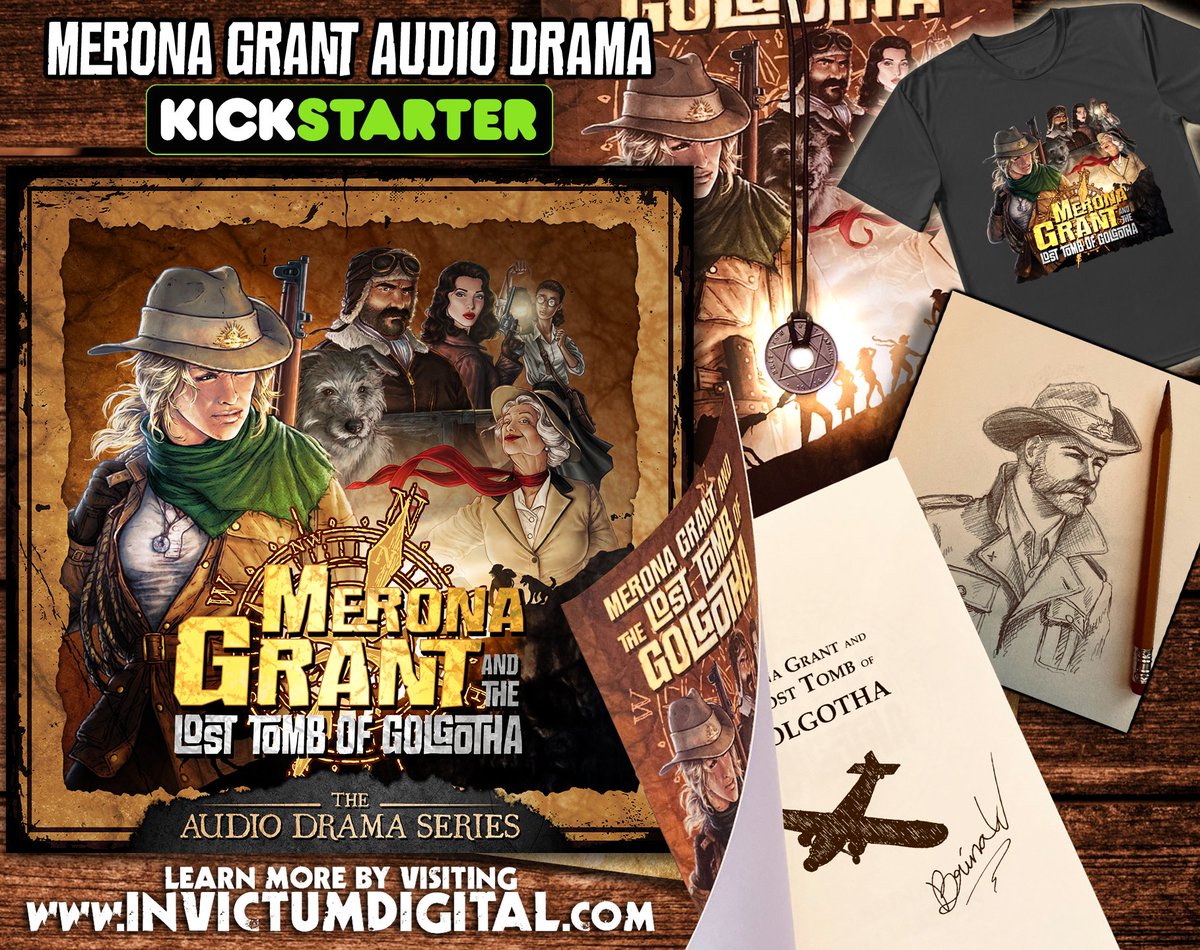 The <a href="/InvictumDigital/">Invictum Digital</a> Merona Grant #AudioDrama #Kickstarter just broke 50% funding!!! 🥳
Thank you SO much to everyone who has shared &amp; continues to spread the word about this project! ❤️
+ an extra big thank you to everyone who's become a backer so far! ❤️
kickstarter.com/projects/invic…