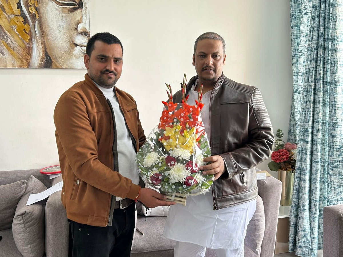 BjpAlok2's tweet photo. यूपी के फायर ब्रांड नेता, करोड़ों युवाओं के रोल मॉडल भाजपा युवा मोर्चा के यशस्वी प्रदेश अध्यक्ष, माननीय विधायक श्री @PranshuDutt जी को जन्मदिन की ढेरों शुभकामनाएं 💐
#hbdpranshuji https://t.co/4qVVI1UAQ9
