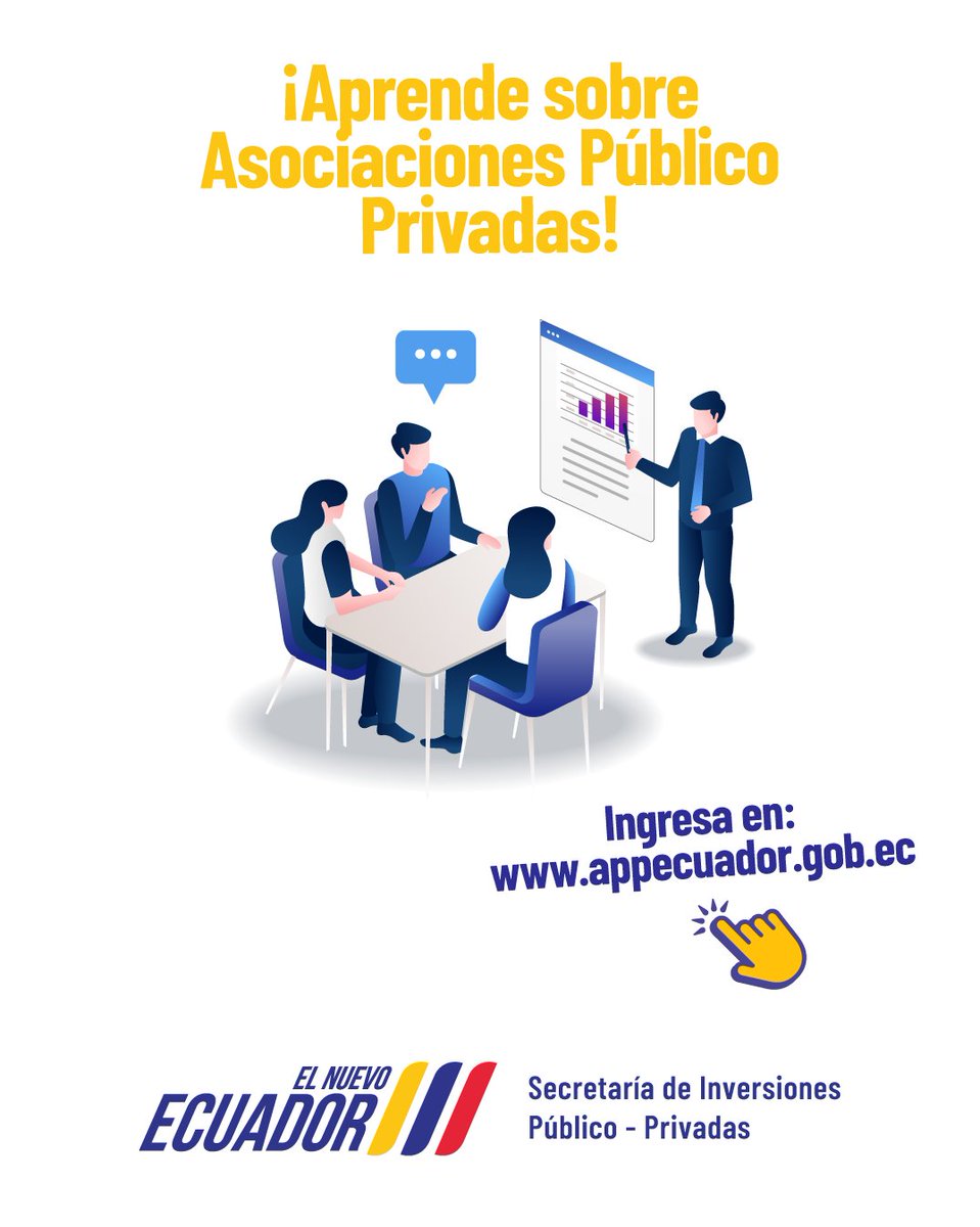 secretariaipp's tweet image. ¡Sé parte del #ModoAPP y capacítate en las mejores instituciones sobre Asociaciones Público - Privadas!

Conoce la oferta académica en:
👉bit.ly/4jBzDgH

#ElNuevoEcuador 🇪🇨