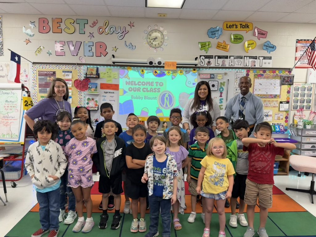 NISDEvers's tweet photo. Evers was honored to welcome NISD Board President Bobby Blount to read to our Unicorns! He inspired each group with a powerful message about the importance of reading daily. Thank you for supporting our students &amp; reminding us of the value of hard work and literacy. #TrusteesRead https://t.co/dCtpzuH8at