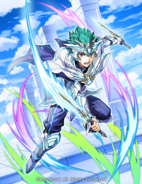 HAINEKEN330's tweet photo. 【仕事絵】カードファイト!! ヴァンガード「時空創竜」収録「猛威の騎士 アダロルフ」
過日発売です。よろしくです～。 https://t.co/KjQM10msAa