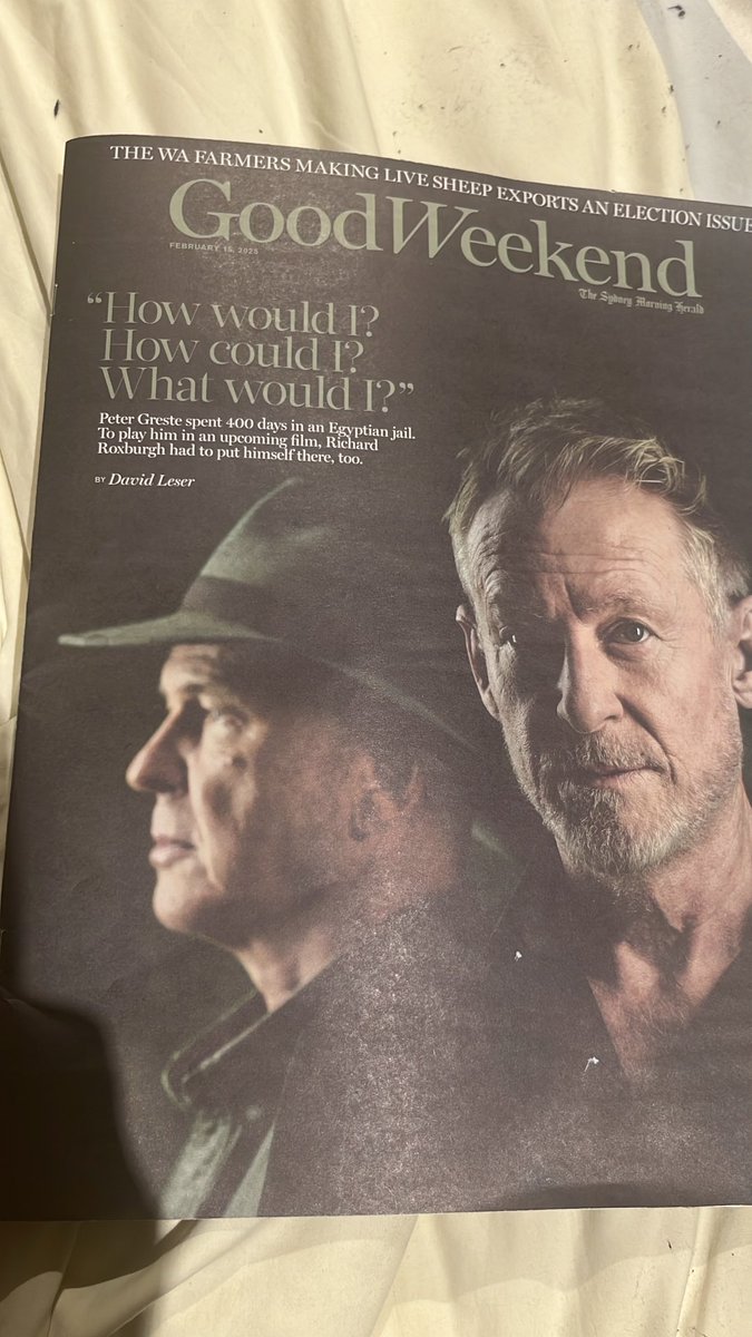 PeterGreste's tweet photo. THAT Hat! Is missing. A constant companion through my career as a correspondent, when I was arrested in Egypt and makes a cameo appearance above Richard Roxburgh’s head in #TheCorrespondent. Lost outside Frank restaurant in #Hobart, 6pm Monday April 14th. I’d love it back!! https://t.co/NXO9nKO7qk