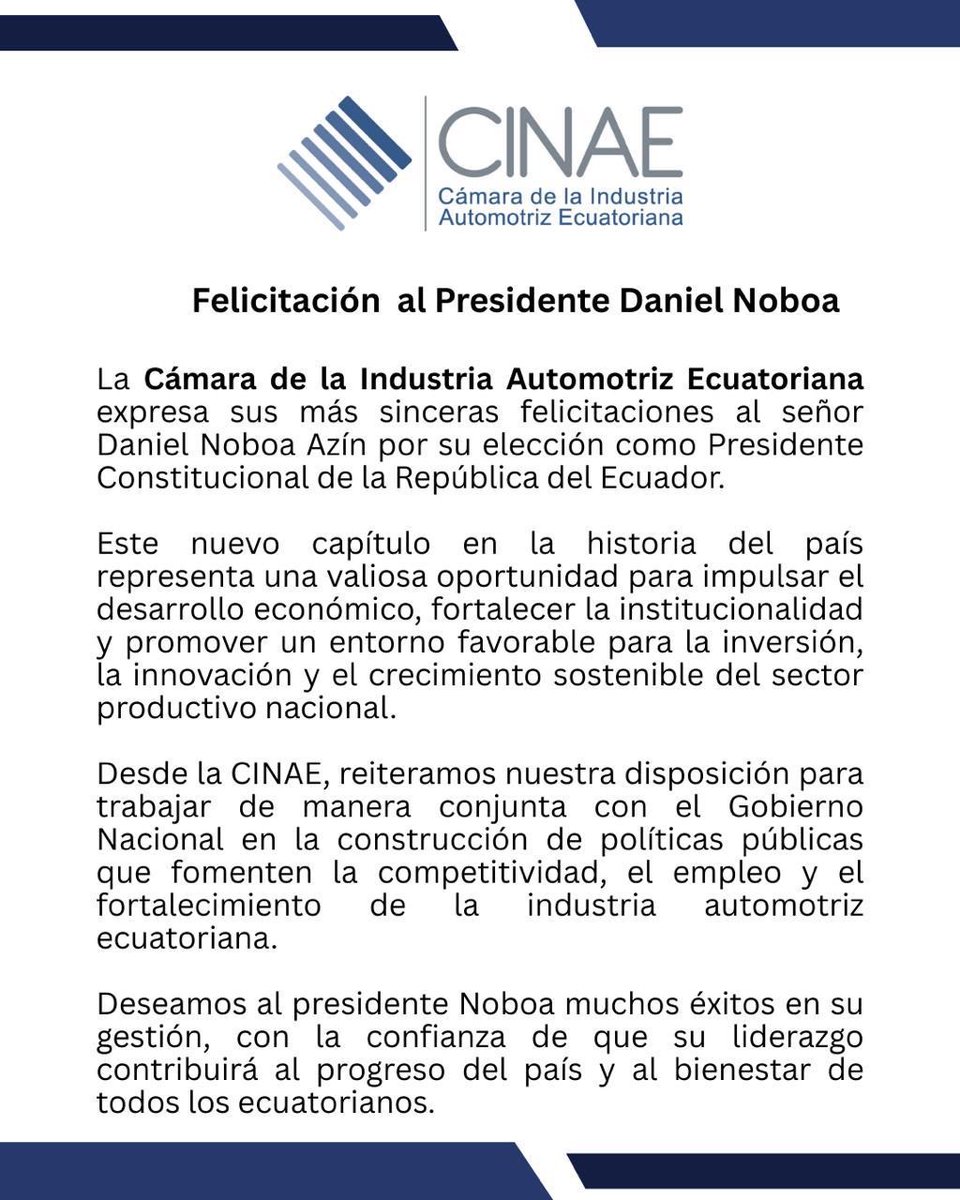 CINAE (@cinaeec) on Twitter photo 