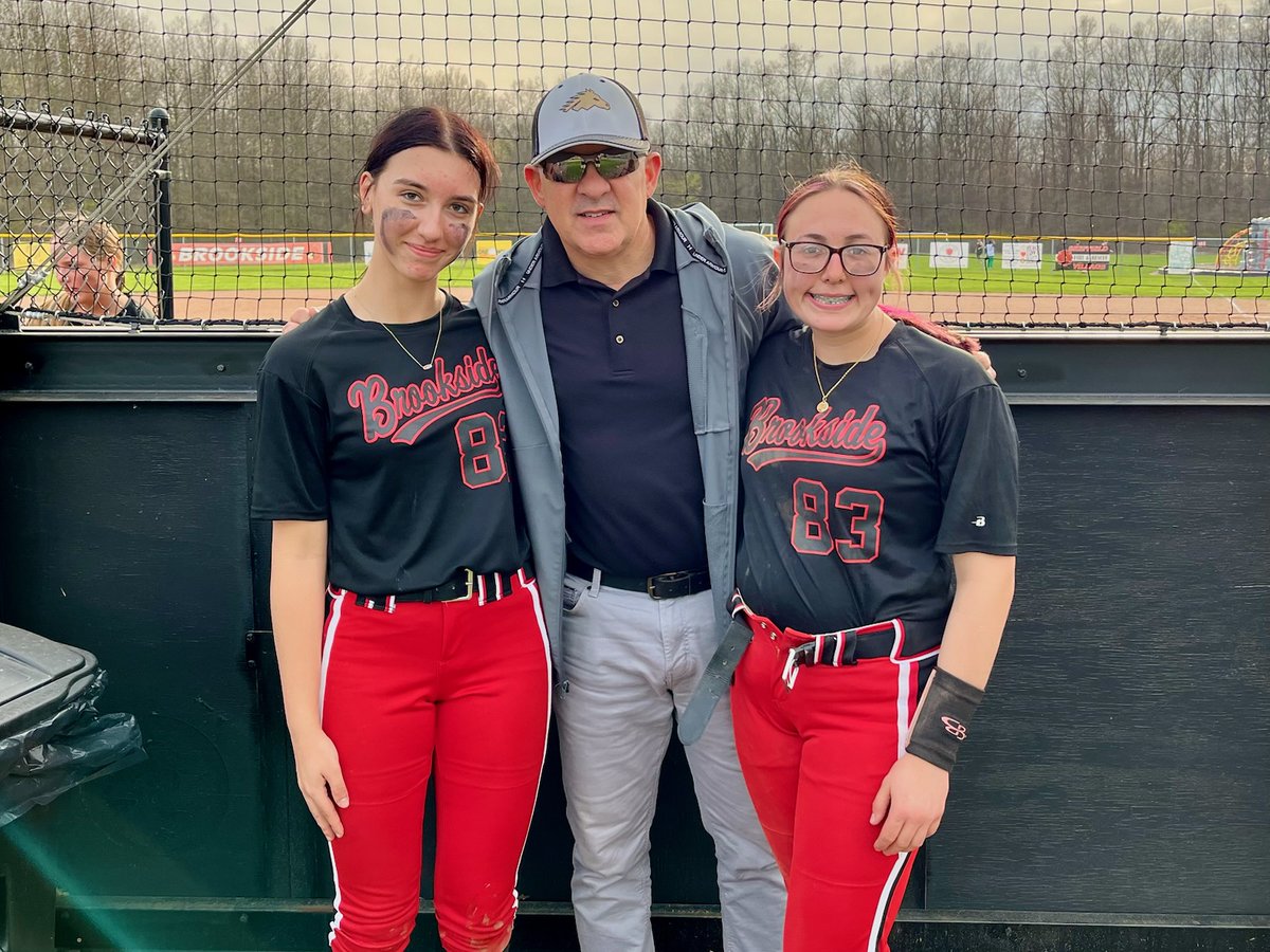 I got to see our Brookside connection take it to Clearview today for the big Dub! Khloe driving in runs and showing her defensive versatility and Markie pitching a complete game shutout and being such a student of the game. Nice work, ladies!