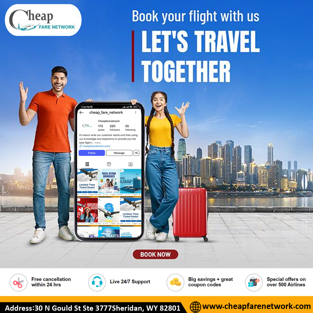 Book your flight with us. Let's Travel Together!!

cheapfarenetwork.com
#flightbooking #airfare #worldtour #CheapFare #farenetwork