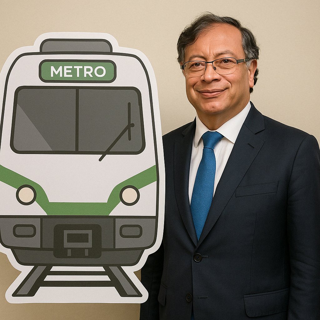 AdrianaVeterin's tweet photo. Si Petro hubiera hecho el Metro de Bogotá, se habrían robado hasta los rieles antes de ponerlos.
Dale RT si estás de acuerdo https://t.co/zeOcFcXzVH