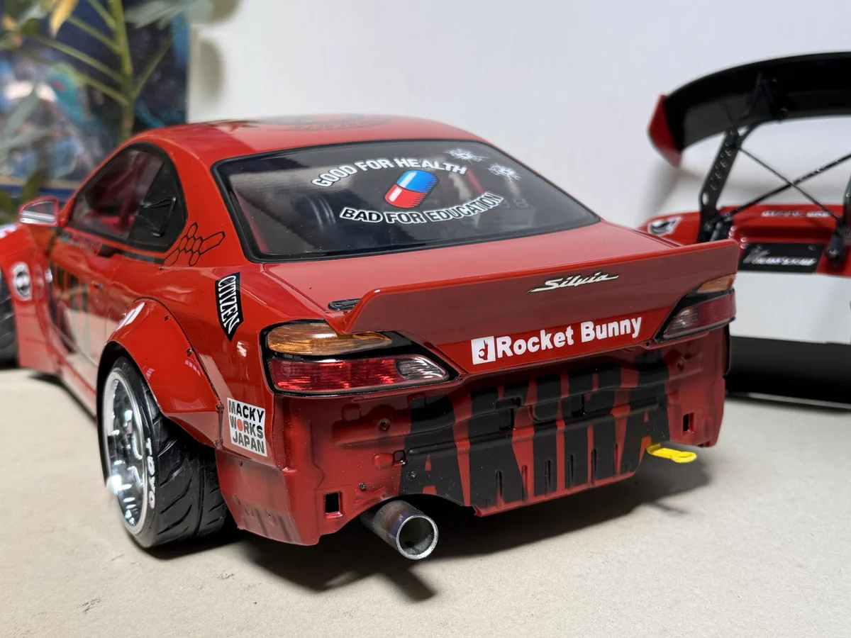 アディクションRocket Bunny シルビア MACKY WORKS RC DRIFT on X: 