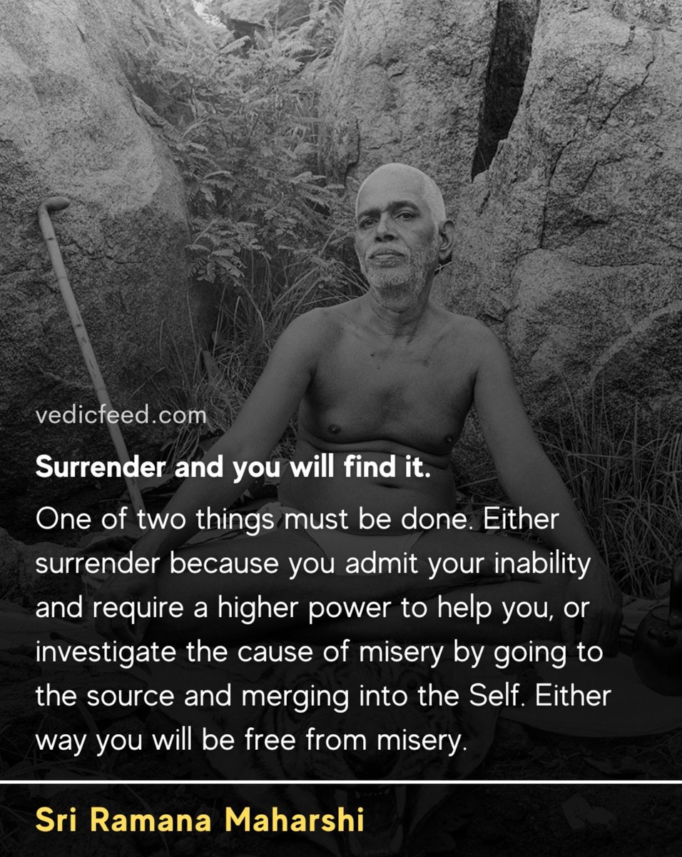 Ramana_Devotee's tweet photo. Baghavan Ramana Maharshi ❤️ Surrender to God 🙏🏼 
#Baghavan #RamanaMaharishi #chummairu #quiet #selfrealization #love #papaji #bliss #happy #peace #Arunachala #shiva #annamalaiar https://t.co/h0CeoftiSR