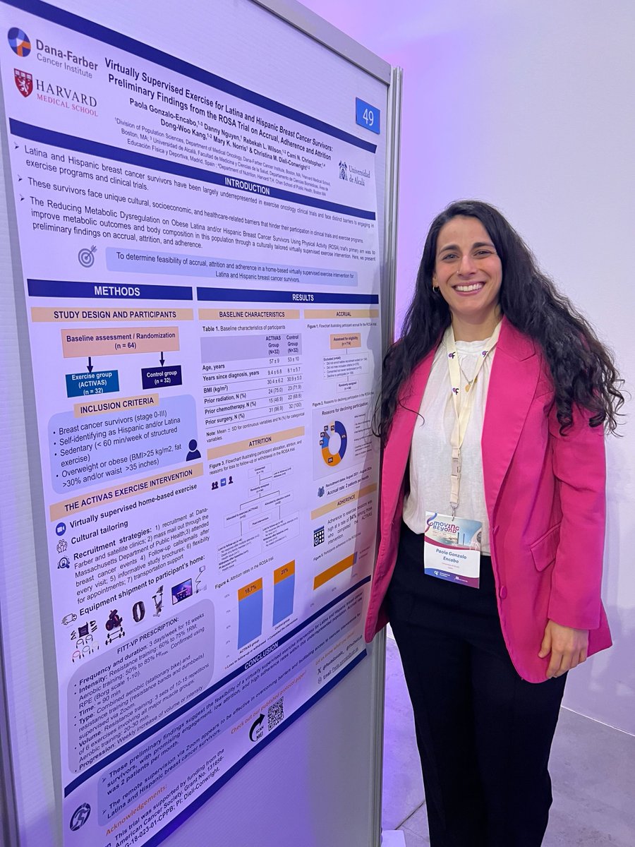 The Dieli-Conwright Laboratory (@thedielilab) on Twitter photo Exciting moment from <a href="/PaolaGonzalo_/">Paola Gonzalo Encabo</a> presenting ROSA trial data at the Moving Through Cancer conference in Portugal! Proud to share our science on a global stage! 🌍💪 #ExerciseOncology #MovingThroughCancer #ExerciseIsMedicine Exciting moment from <a href="/PaolaGonzalo_/">Paola Gonzalo Encabo</a> presenting ROSA trial data at the Moving Through Cancer conference in Portugal! Proud to share our science on a global stage! 🌍💪 #ExerciseOncology #MovingThroughCancer #ExerciseIsMedicine