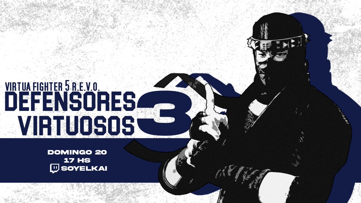 Tercera edicion de nuestro humilde circuito sudamericano de Virtua Fighter! Abierto y gratuito!
🎮 Plataforma: PC   
🗓️Domingo 06/04 a las 5:00 pm (ARG)  
📝challonge.com/es/1gyzn4vu
 🗺️Países permitidos:  🇦🇷🇧🇷🇧🇴🇨🇱🇵🇾🇺🇾🇵🇪

#PlayVF #PlayMoreVF #VirtuaFighter #VF5REVO