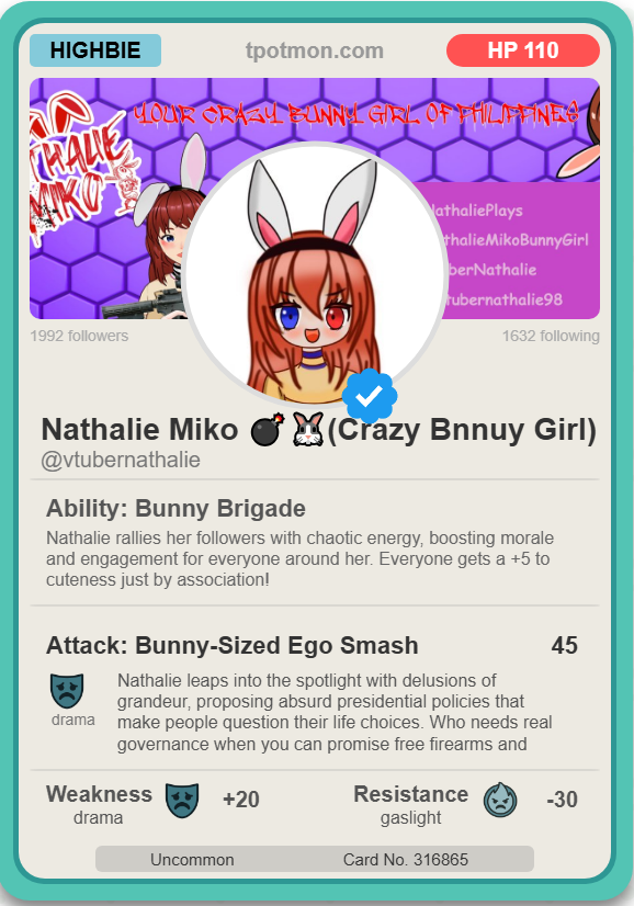 Nathalie Miko ๐ฃ๐ฐ(Crazy Bnnuy Girl) (@vtubernathalie) on Twitter photo EGO SMASH! BUN HULK NOT HAPPY TOWARDS <a href="/PotatoKeish/">PotatoKeisha ๐ฅ๐ PH/EN Vtuber ๐๐๐</a> !!!!! ๐ก๐ก๐ก
#Vtubers #ENVtuber #PHVtuber EGO SMASH! BUN HULK NOT HAPPY TOWARDS <a href="/PotatoKeish/">PotatoKeisha ๐ฅ๐ PH/EN Vtuber ๐๐๐</a> !!!!! ๐ก๐ก๐ก
#Vtubers #ENVtuber #PHVtuber