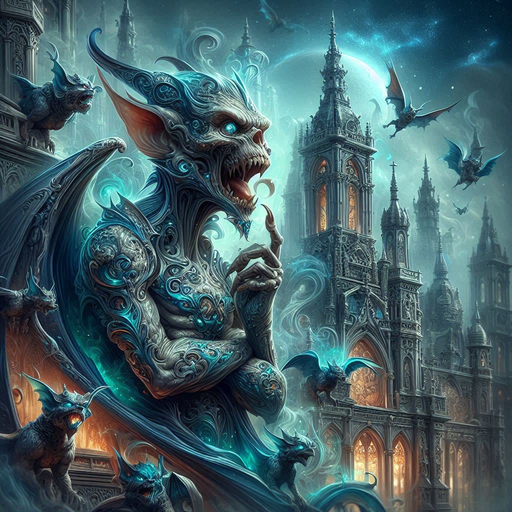 ChronsExplained's tweet photo. "Unleashing the fierce guardians of fantasy realms 🐉✨ Where realism meets imagination—these gargoyles are anything but ordinary. Which one is your favorite protector? #FantasyArt #DigitalMasterpiece #GargoyleGuardians #MysticalVibes #legends #mythology #chroniclesexplained https://t.co/SHM0FVEA6p