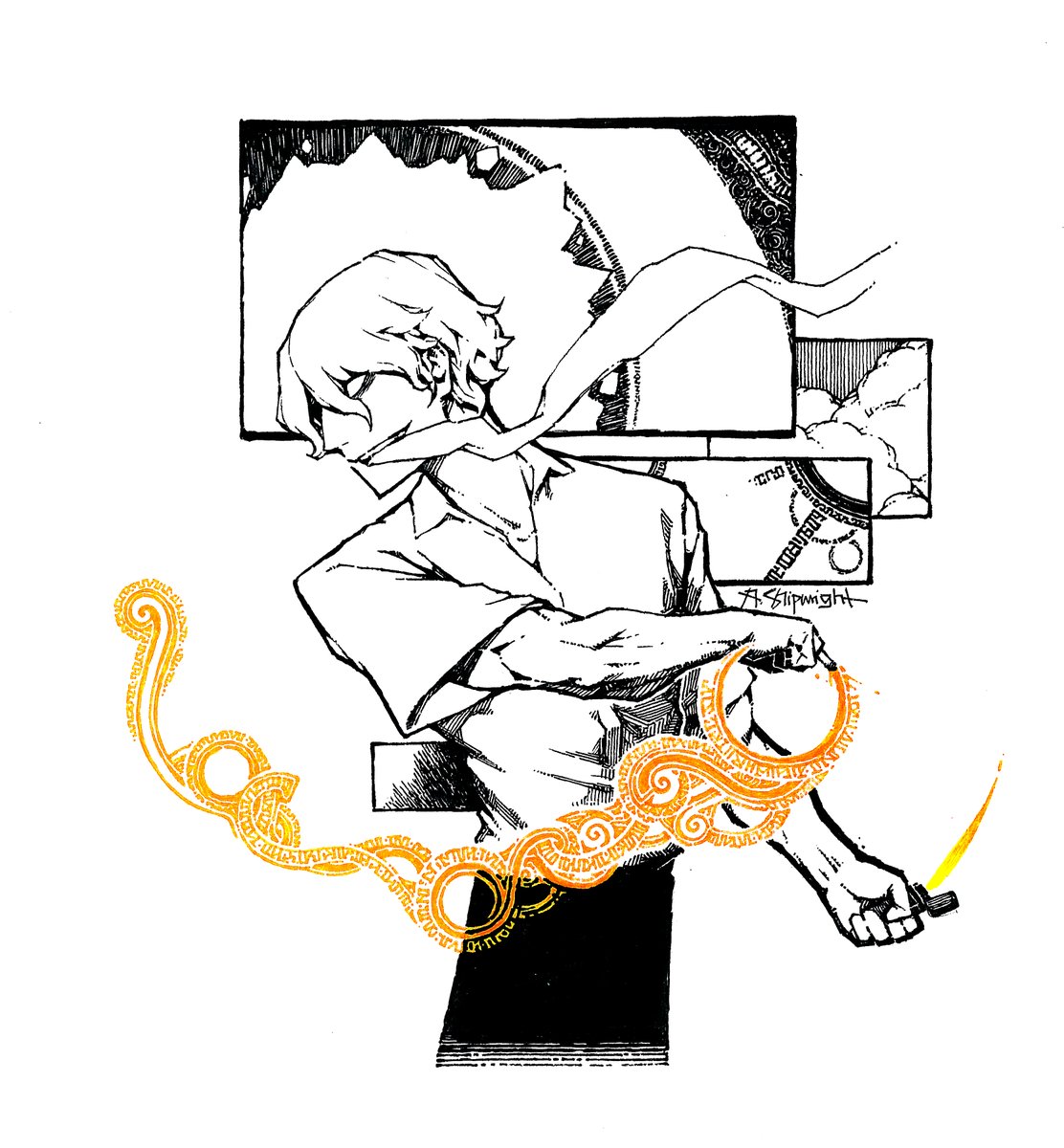 Jack Milton, born with the gift of Smoke Magic,
the one who sealed the Lake of Shadows—
Servant of Fire, Pale Champion—
met an early death for reason anyone could guess.