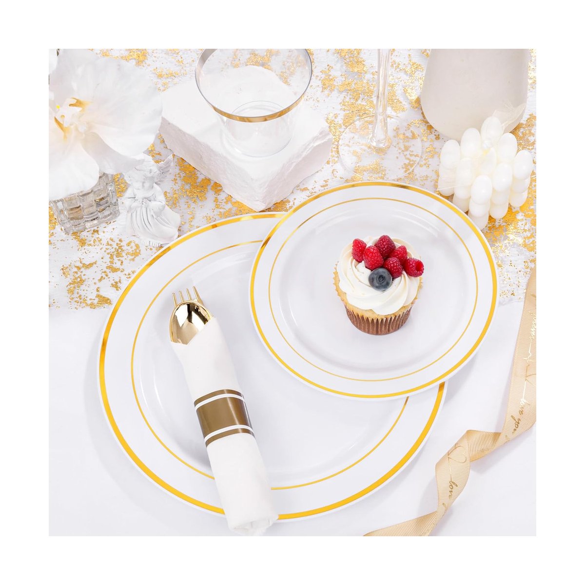 TopKitchensdeal's tweet photo. Planning a party? β¨
Check out this WELLIFE 350-piece gold disposable set!
They're super sturdy.
Get 13% OFF now!
Don't miss out! #disposableware #partyplanning #wedding #catering #goldparty #sale
Grab it here: https://t.co/9yRM52Ymje π https://t.co/0Pb2YKvyLR