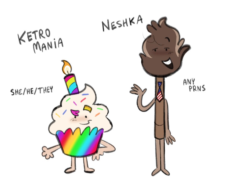 ktrn_lma0's tweet photo. My new object sona and my bro object sona @smak_402 
#inanimateinsanity #objectshow #originalcharacters https://t.co/H28WsJGAkN