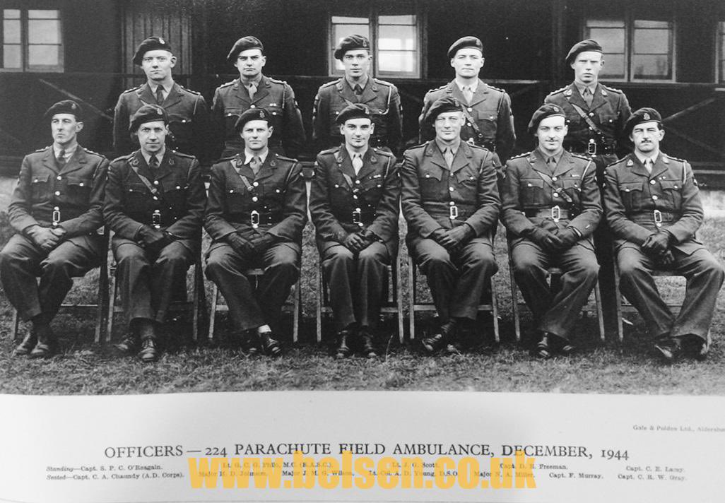 Captain David Eric Freeman was part of 224th Parachute Field Ambulance.
On 15 April 1945 Major Miller headed the medical team that first went into Bergen-Belsen. belsen.co.uk/david-freeman-…