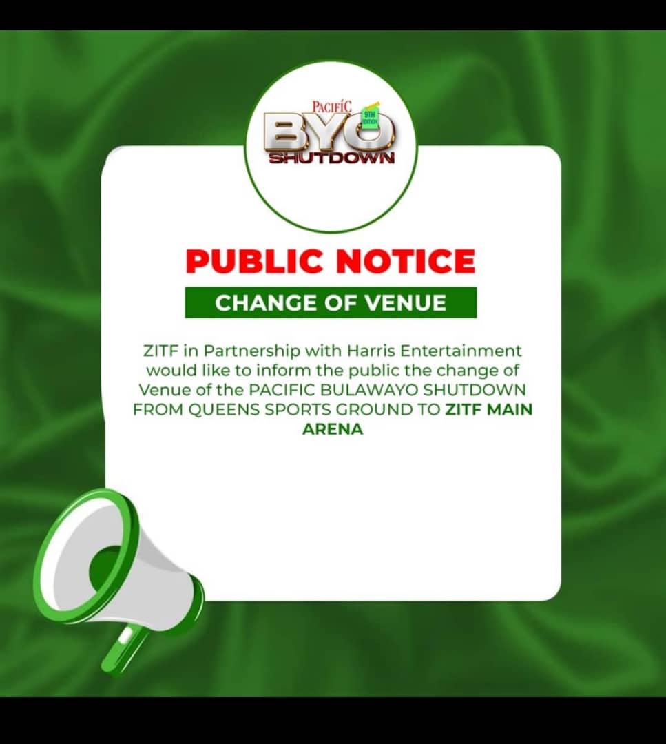 Public Service Announcement 
<a href="/byocelebs1/">BULAWAYO</a> 
<a href="/Byo_Podcast_99/">ByoPodcast Ingxoxo99</a> 
#ZITF