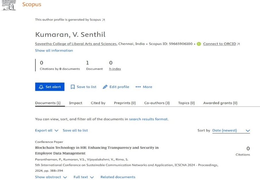 SAVEETHA COLLEGE OF LIBERAL ARTS & SCI OFFICIAL tweet media