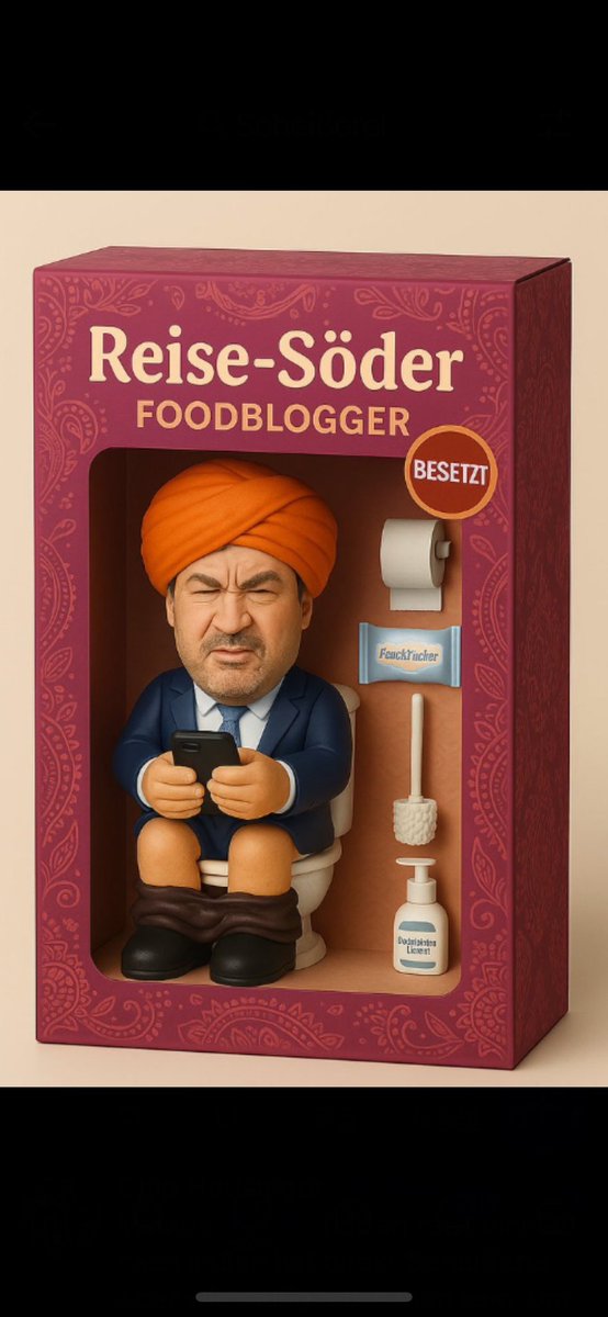 <a href="/Markus_Soeder/">Markus Söder</a> Bitte gerne 😅 das Twittern geht ja noch 🤓
#soederisst