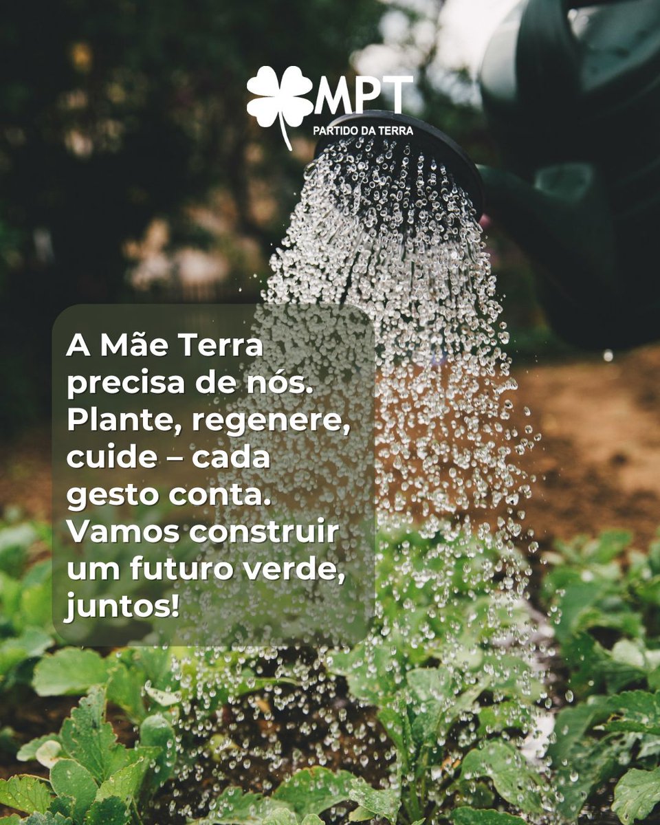 da_mpt's tweet photo. A Mãe Terra nos dá tudo: alimento, vida, futuro. No Dia Internacional da Mãe Terra, vamos retribuir com cuidado e amor! O Partido da Terra MPT sonha com solos vivos e um planeta próspero – e você, como vai cuidar da nossa casa comum? Junte-se a nós nesta missão verde! #Portugal https://t.co/qVFbqxBVAa