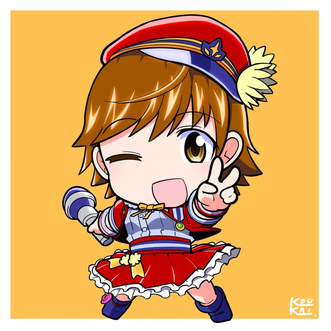 本田未央ぷちキャラver.#本田未央 #アイドルマスター #シンデレラガールズ 