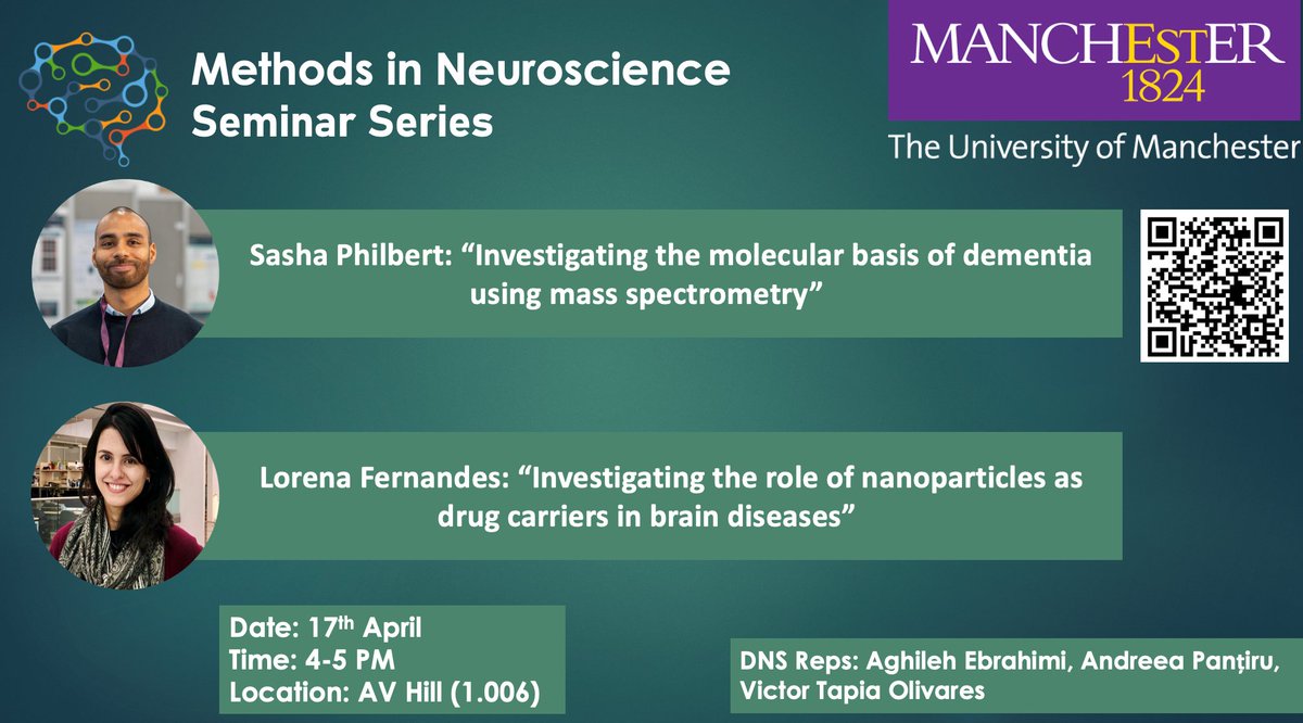 Division of Neuroscience (@dns_uom) on Twitter photo The next Methods in Neuroscience Seminar takes place on 17th April, featuring Sasha Philbert and <a href="/lo_ffernandes/">Lorena Fernandes</a>. Registration and more details on poster! đź§
(<a href="/AghilehE/">Aghileh S Ebrahimi</a> <a href="/A_Pantiru/">Dr Andreea D. Pantiru</a> @victor_tapia_o) #neuroscienceseminar #neuroscience #manchesterneuroscience The next Methods in Neuroscience Seminar takes place on 17th April, featuring Sasha Philbert and <a href="/lo_ffernandes/">Lorena Fernandes</a>. Registration and more details on poster! đź§
(<a href="/AghilehE/">Aghileh S Ebrahimi</a> <a href="/A_Pantiru/">Dr Andreea D. Pantiru</a> @victor_tapia_o) #neuroscienceseminar #neuroscience #manchesterneuroscience