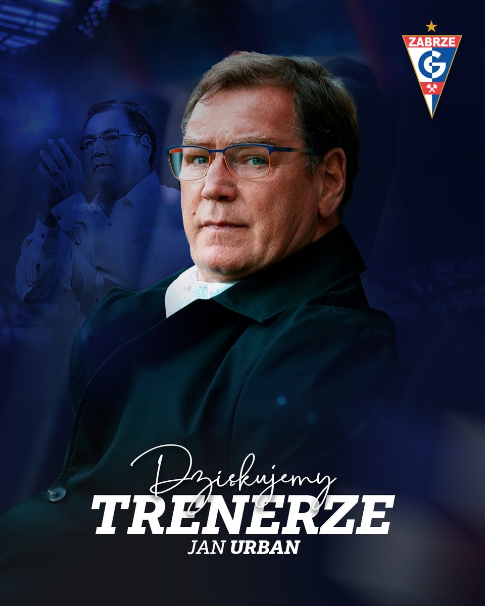 Jan Urban przestał pełnić obowiązki trenera Górnika Zabrze.

Trenerze, dziękujemy za wkład w rozwój Górnika i życzymy wszystkiego, co najlepsze!

Więcej 🔗 sz1948.pl/trenerzedzieku…
