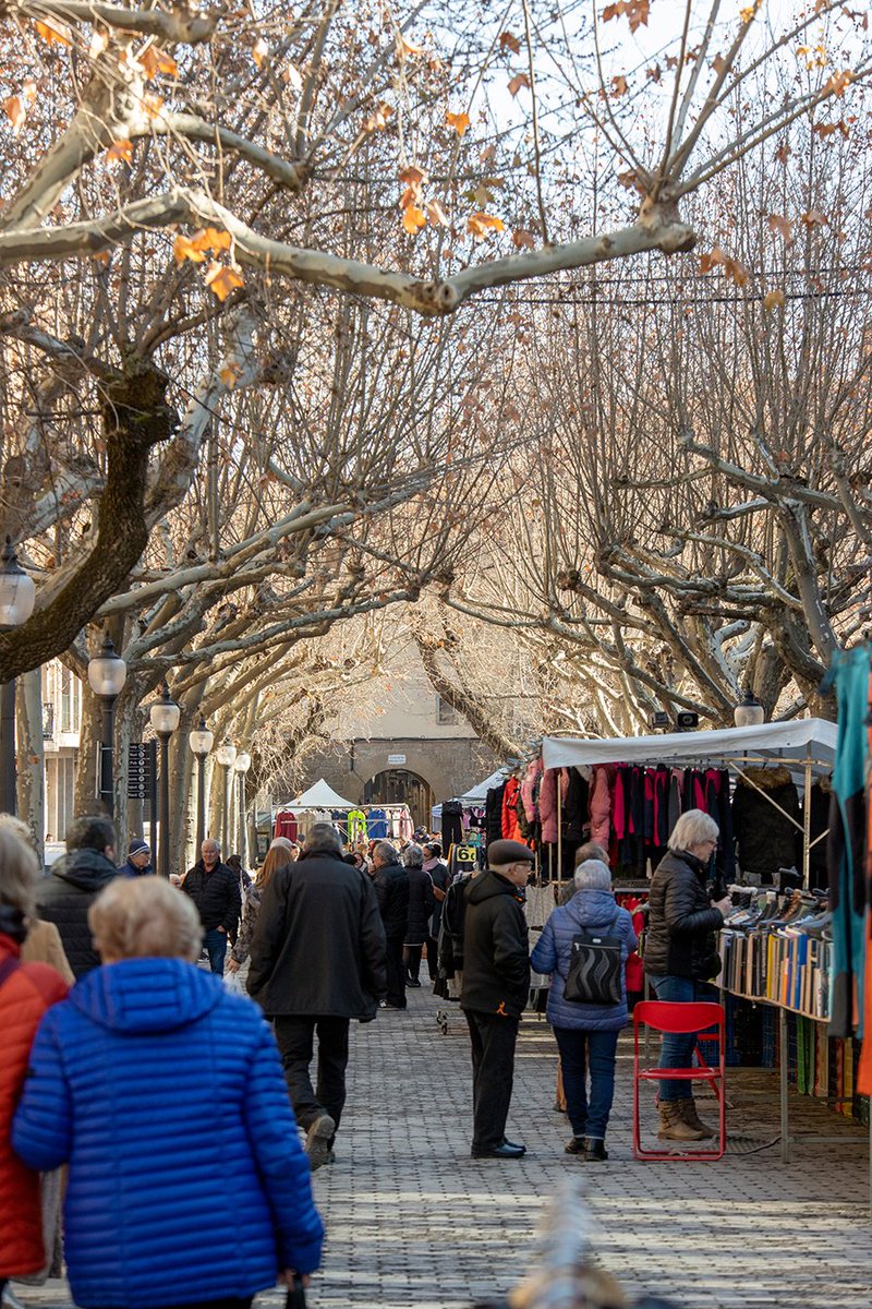 Solsona_cat's tweet image. 🛍️🍏 Divendres és festiu i, per tant, aquesta és una de les setmanes de l'any en què a #Solsona es trasllada de dia el #mercat setmanal del divendres i s'avança a dijous.