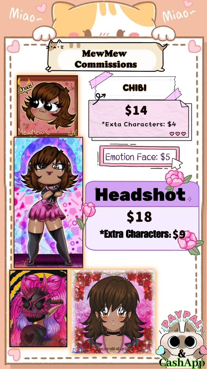 ✨ Commissions are open if anyone is interested ✨🔍👀
❤I do sfw &amp; nsfw🔞
💵 PayPal and CashApp💰
#artist #commissionopen
#commission_open #sfwart #nsfwart