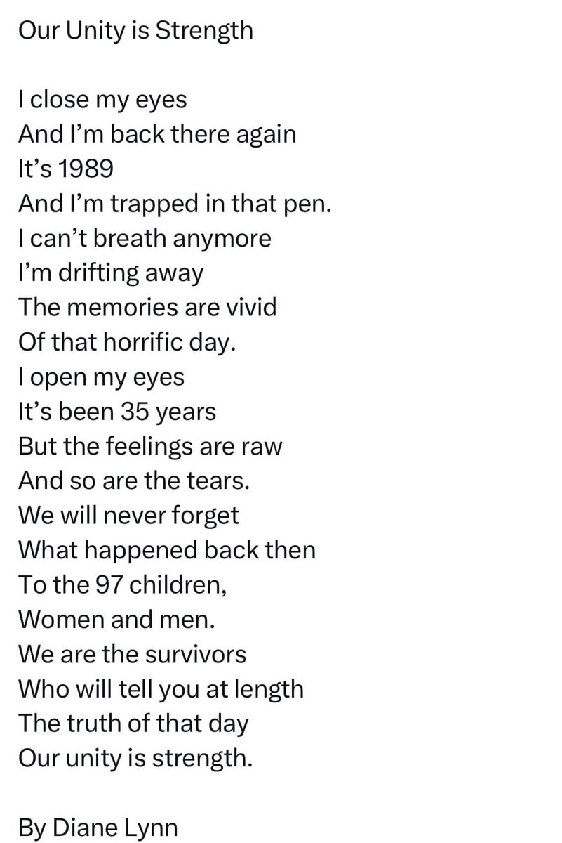 Thoughts today are with the 97, their loved ones, and survivors of Hillsborough. 
YNWA