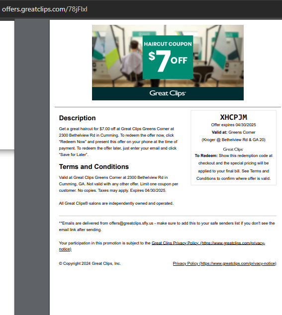 9.99 Great Clips Coupons April 2026 Online tweet media
